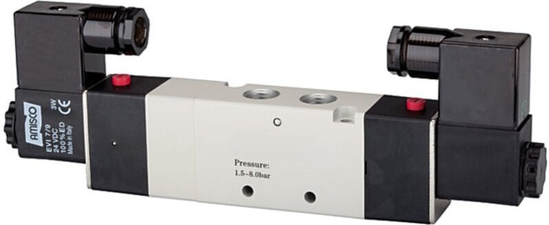 Thumbnail - 5/3-Wegeventil elektropneum. Mitte entlüftet, g 3/8, 24 v dc - Riegler