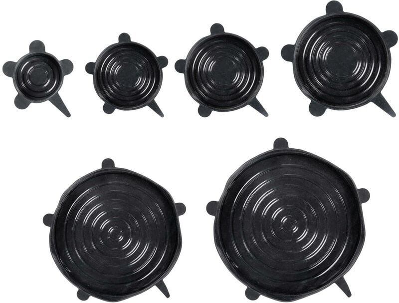 Silikon-Deckel LOUI, 6er-Set, wiederverwendbar, WENKO