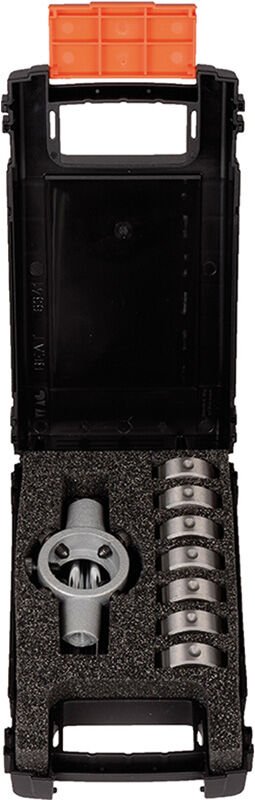 Projahn - Schneideisen Satz hss-g 8-tlg. M3-M12 mit Schneideisenhalter, PR91015