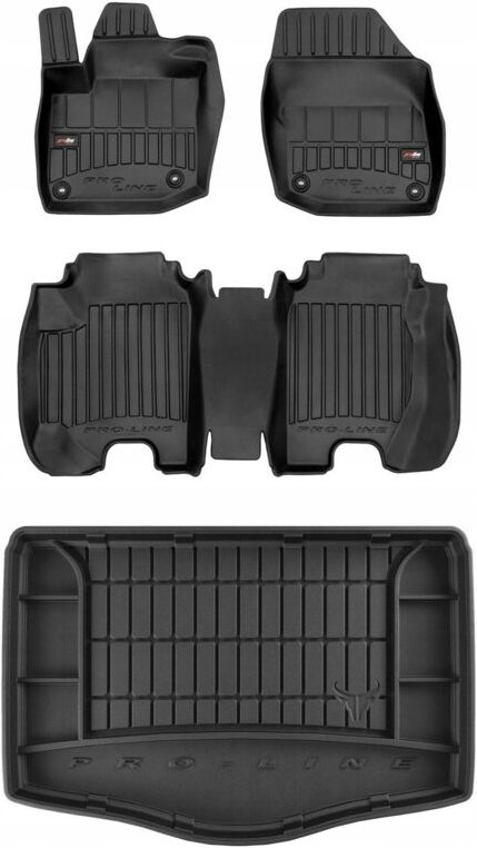 Thumbnail - SET 3D Gummi-Fußmatten Honda Civic 9 Hatchback 2011-2016 d