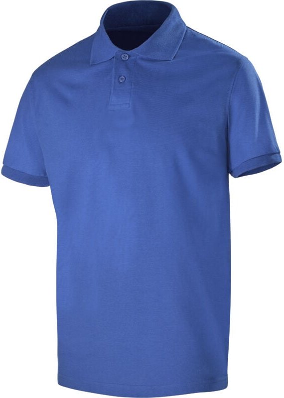 Polo Mit Kurzen Ärmeln Aus Bio-Fair-Trade-Garnitur, Königsblau, 3xl