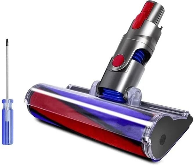 Motorisiertes Bodenbürstenwerkzeug für V7 V8 V10 V11 Staubsauger, weicher Samt-Saugroller, Ersatz