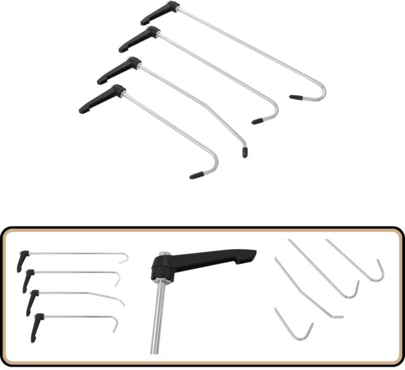 Vidaxl - 4-tlg. Ausbeulwerkzeug Set - Dellen Reparatur - Autolackschutz - Ausbeuler - Auto Werkstatt - Blechbearbeitung
