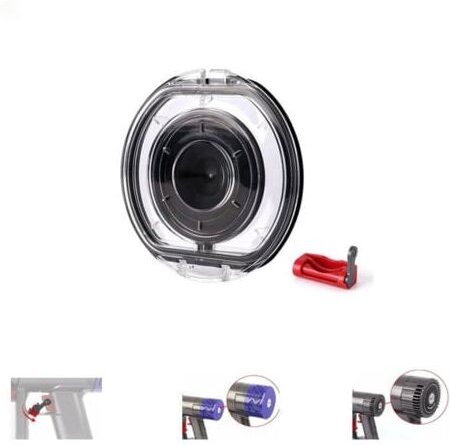 Ersatzdeckel für Dyson V6 DC58 DC59 DC61 DC62 DC72 DC74 Staubbehälter-Bodenklappe SV03 SV07 SV09 Ersatzdeckel mit Ringdi...