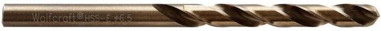 Wolfcraft - Metallbohrer HSS-Co 7457010 ø 6,5 mm Rundschaft Metallbohrer