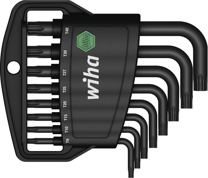 Stiftschlüssel Set im Classic Halter torx® 8-tlg. kurz, schwarzoxidiert (36461) - Wiha