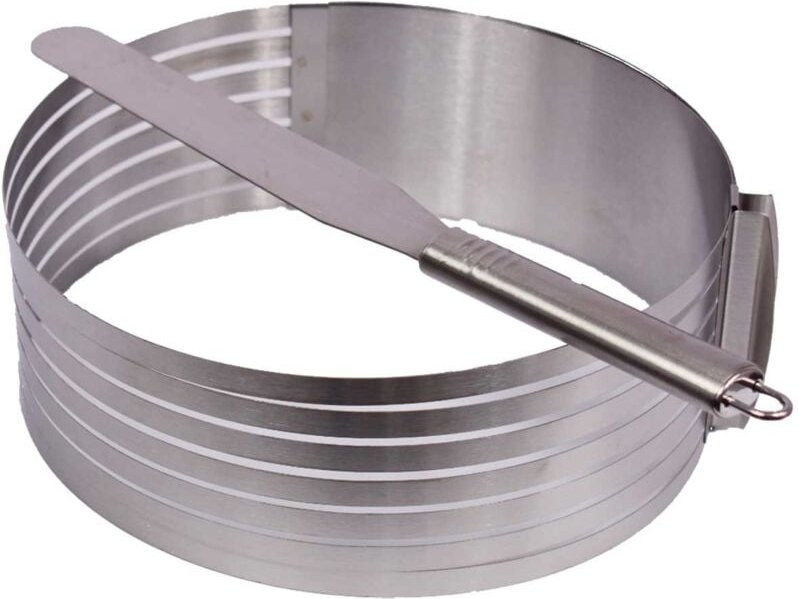 Verstellbare Kuchenform mit Messer zum Schneiden von Biskuitkuchen für Kuchen 1161