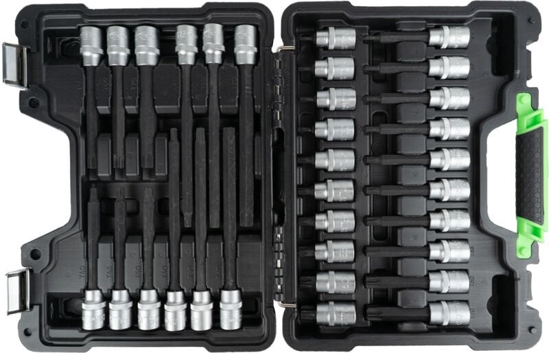JBM - torx schrauben-bit-koffer 32-TEILIG 52605