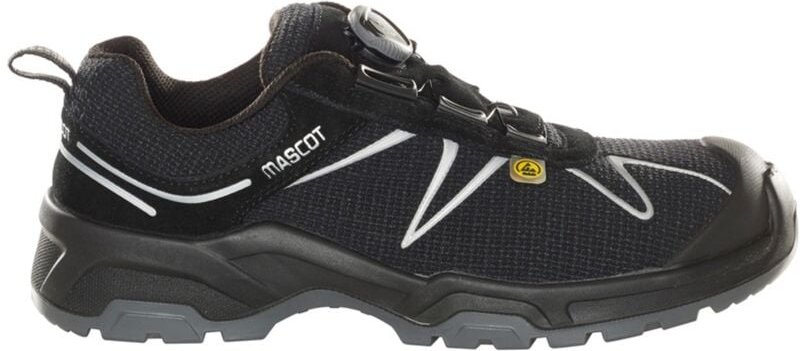 Thumbnail - Footwear flex Sicherheitshalbschuh F0122 S3 esd dguv W10 Gr. 40 schwarz/silber - Mascot