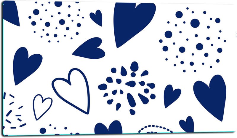 Glashakkungsbrett 52x30 Herz