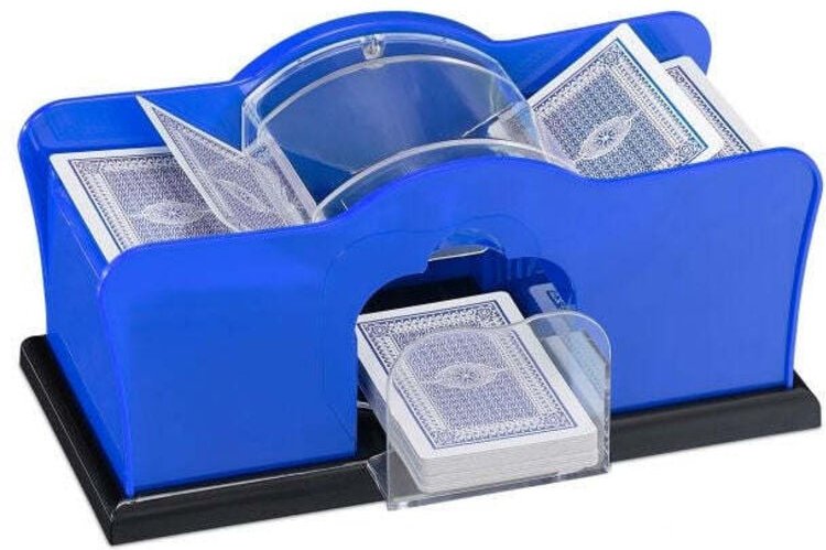Thumbnail - Manual card shuffling machine blue