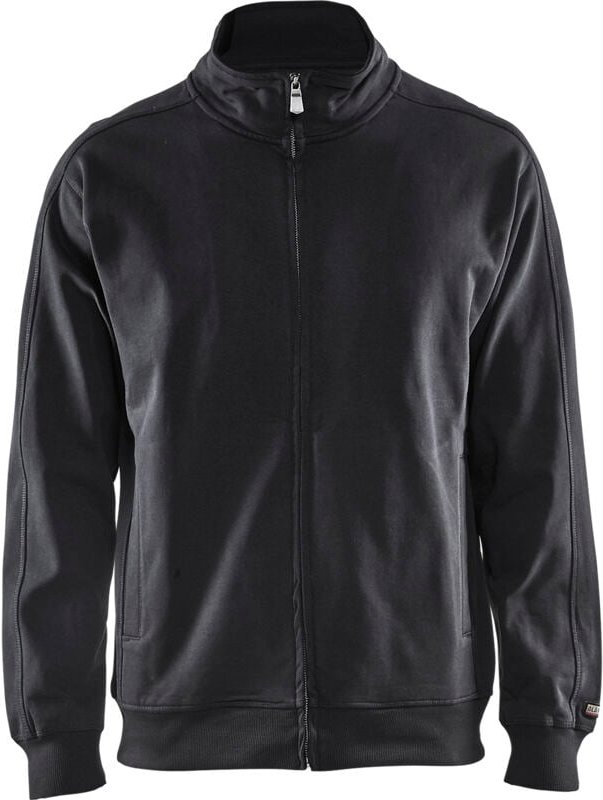 Arbeits-Sweatshirt mit Reißverschluss 3349 - Schwarz XS