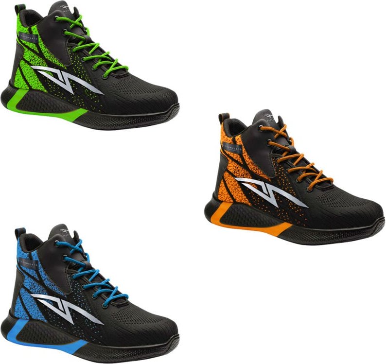 Technosafe - Neon Shock High S3 sr ESD-Sicherheitsschuhe - 43 eu - Orange