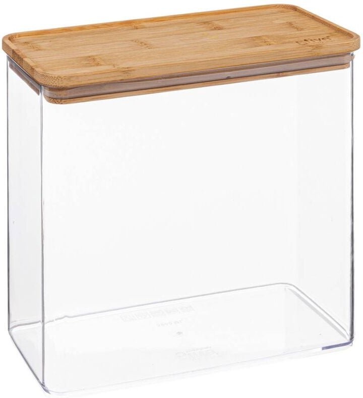 5five Simply Smart - Vorratsdose rechteckig bambusdeckel eske 3l - 5five