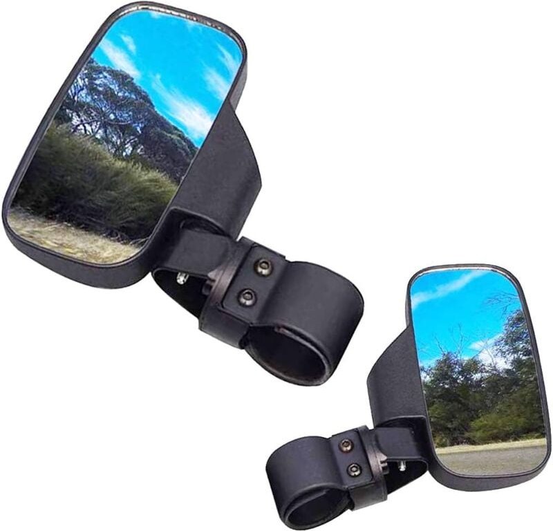 Motorrad-Rückspiegelknöpfe, 50 mm, 44 mm, universell, mit Halterung, 2 Stück, Ersatz für utv rzr 900 xp 1000 Turbo Arcti...