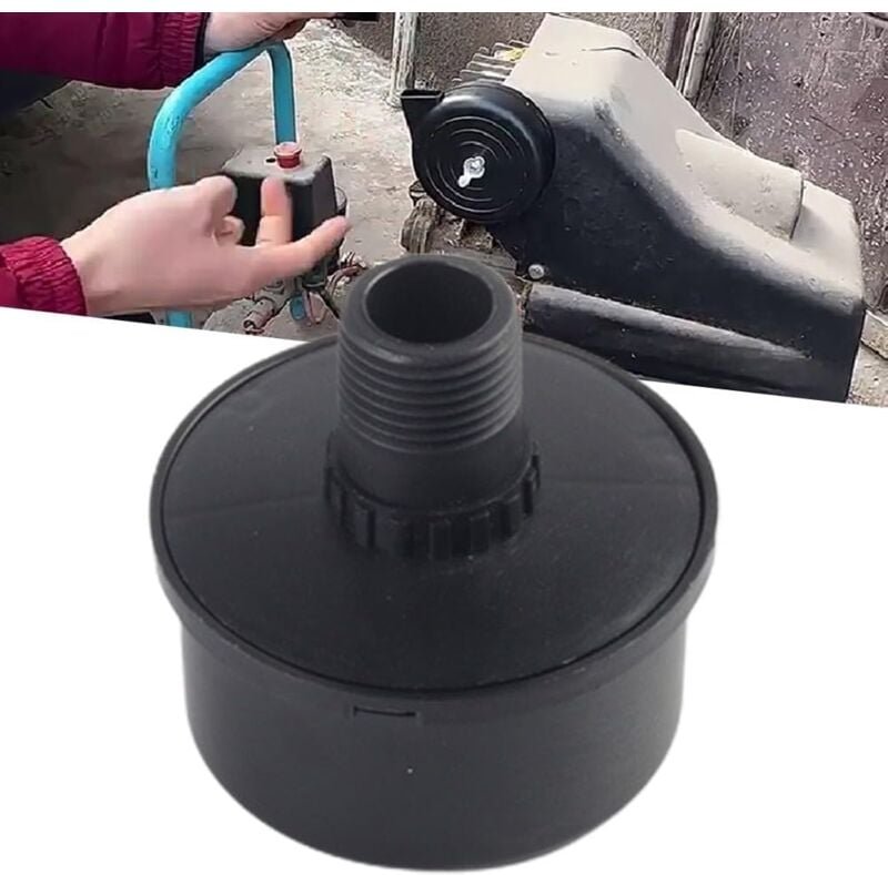 2 Stück 20 mm Außengewinde-Luftkompressor-Schalldämpfer - Lntyq
