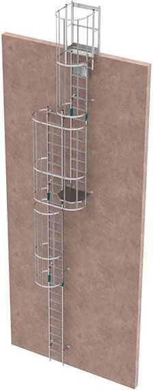 Matisère - Ortsfeste Steigleitern - Steighöhe von 8 bis 8,45m - CRINO-SF/101