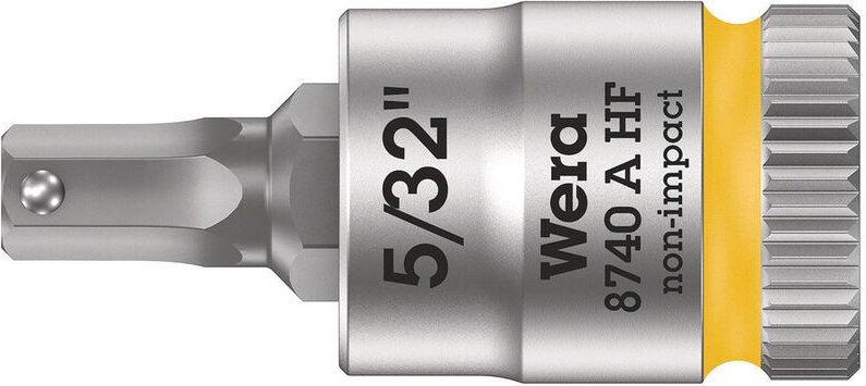 8740 a 05003385001 Innen-Sechskant Steckschlüsseleinsatz 5/32' 1/4' (6.3 mm) - Wera