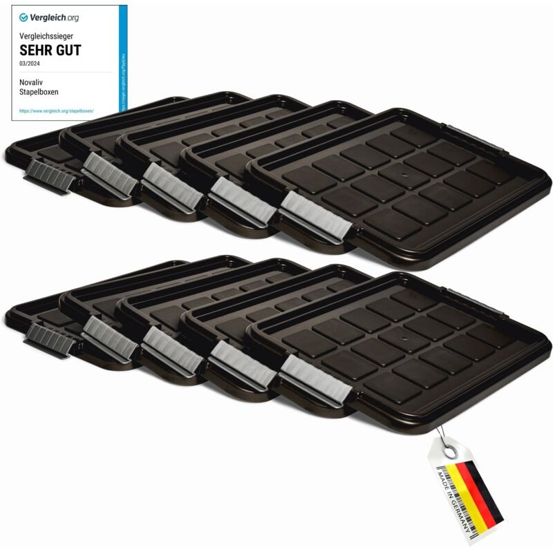 10x Novaliv Frischhaltedosen Deckel