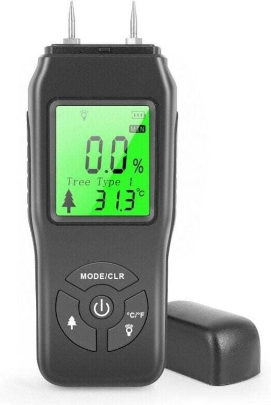 Feuchtigkeitsmesser, Feuchtigkeitsmesser für den Innenbereich, Zimmerpflanzenmessgerät, digitales Hygrometer, Wandfeucht...