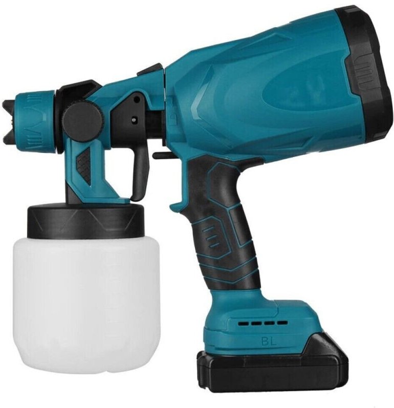 Trade Shop - elektrische pystem 800 ml doubterien 18 v -