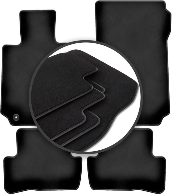 Premium Autoteppiche für: Mercedes C W204 Limousine, Kombi, Coupé (2007-2014)