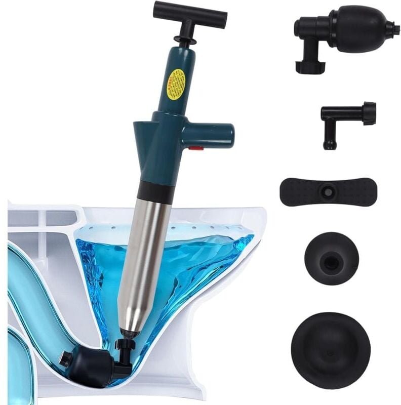 QiMeiTech Toiletten-Pümpel, Toiletten-Pümpel, Spülbecken-Pümpel, Hochdruck-Toiletten-Pümpel, Toiletten-Pümpel zum Entsto...