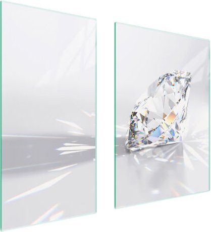 GLASSCHUTZPLATTE BOARD 75x52 DIAMOND