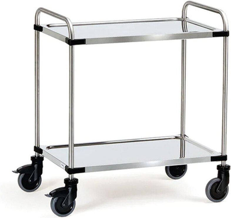 Edelstahl-Servierwagen - Platten 800 x 500 mm - Tragkraft 120 kg - 5001