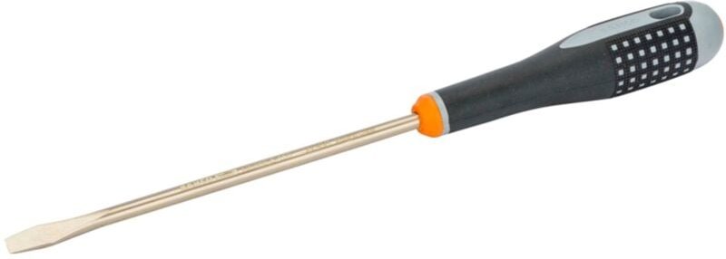 Bahco ERGO Schraubendreher aus Aluminiumbronze für Schlitzschrauben, funkenfrei, 0,4 mm x 3 mm x 75 mm