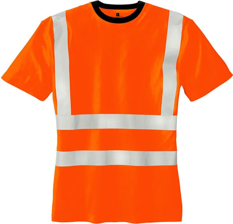 Thumbnail - Texxor Warnschutz-T-Shirt hooge, leuchtorange, Gr. s