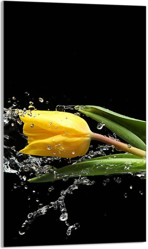 Glasschneidebrett 30x52 Tulpe