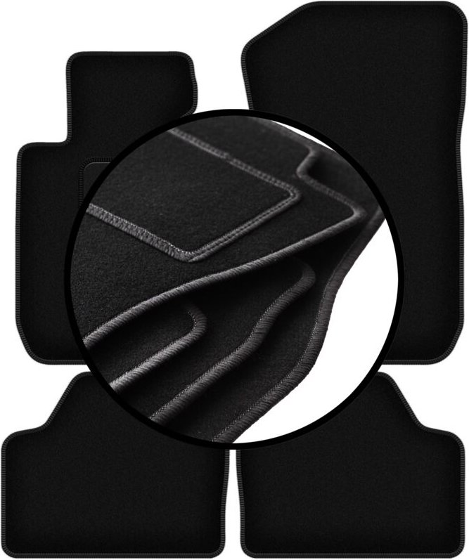 Komplettset Veloursmatten für: BMW X1 E84 xDrive 0 (2004-2011)