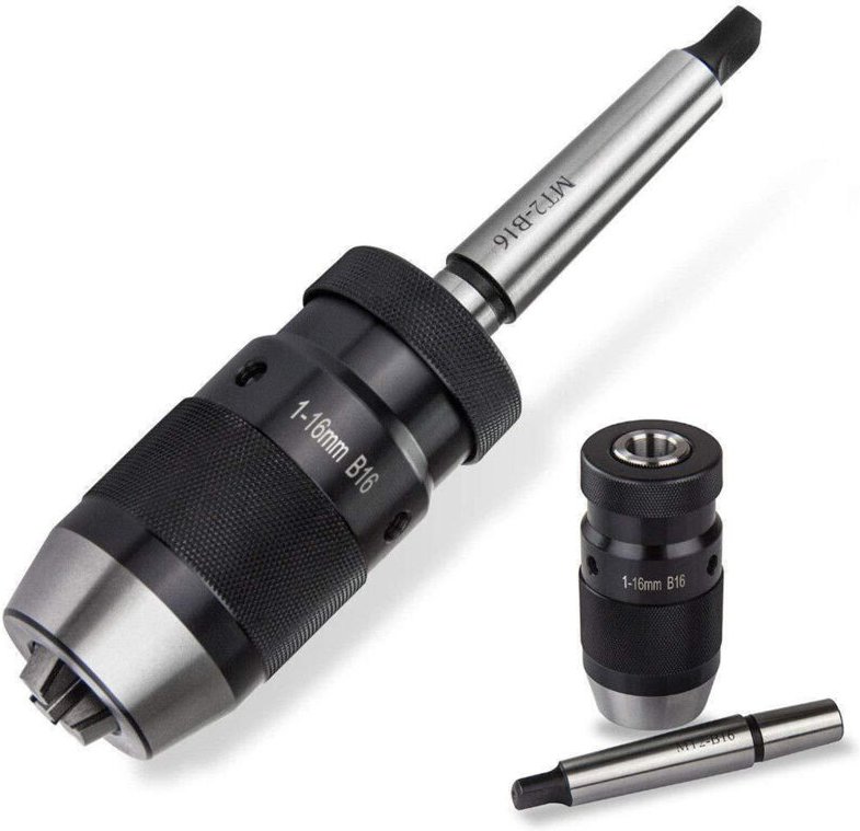 Gelenkschäfte mit Spannfutter MT2-b16 + 1-16 b16 Selbstspannendes Spannfutter Mohs Nr. 2 Gelenkschäfte