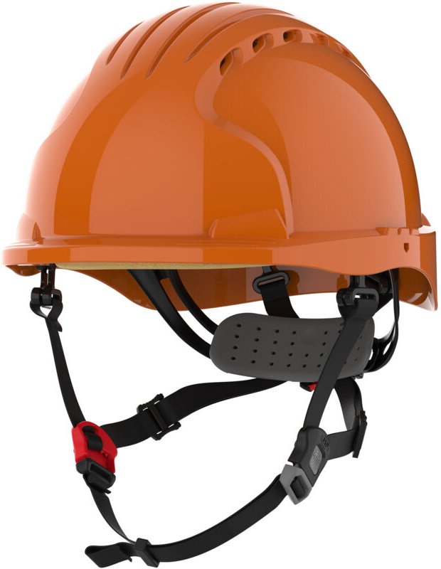 Baustellenhelm mit Doppelstandard EVO5 Dualswitch Orange