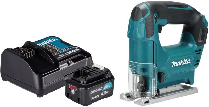 Makita JV 101 DSM1 Akku Stichsäge 12 V max. 65 mm + 1x Akku 4,0 Ah + Ladegerät