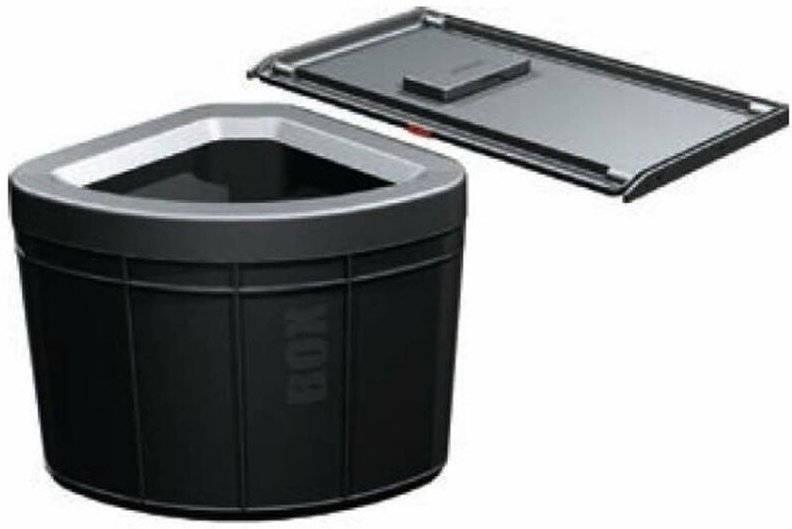 Franke - Abfalltrennsysteme - Abfalleimer Solo 60, eingebaut, schwarz 121.0307.572