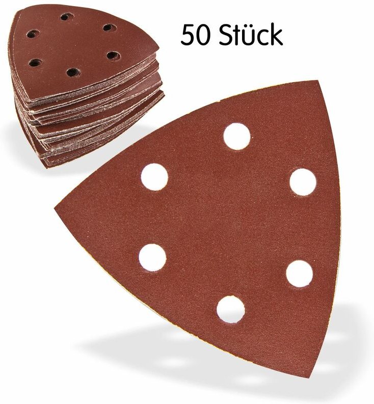 Dema - Schleifpapier P320 für Deltaschleifer 93x93x93 mm Schleifband Schleifblatt