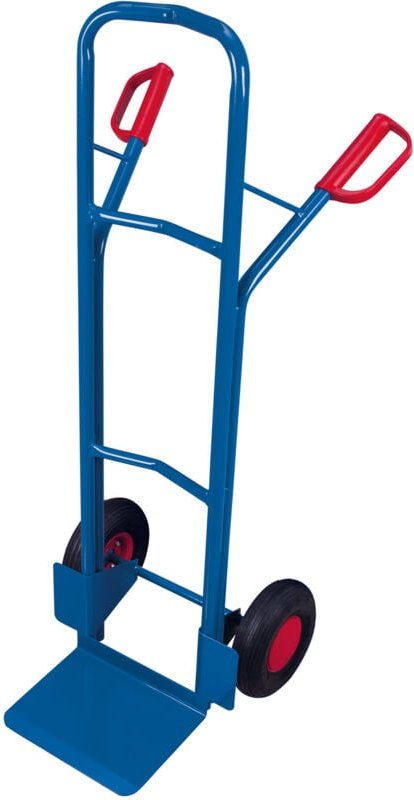 VARIOfit Stahlrohrkarren 250kg Traglast mit senkrechten Streben Luftbereifung