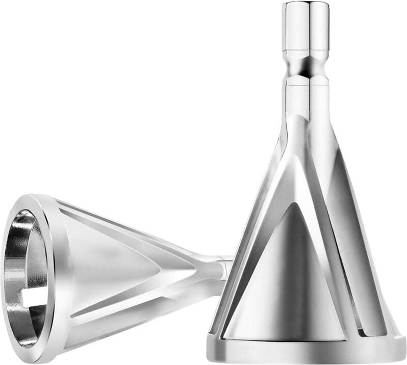 Externes Entgratwerkzeug, 2er-Pack, silbernes Sechskantschaft-Hochgeschwindigkeitsstahl-Sechskantschaft-Entgratungswerkz...