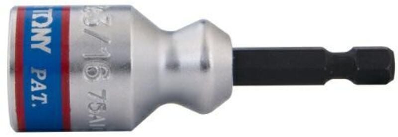 Nasadka do prętów gwintowanych 8mm do wkrętarek 1/4' x 66mm (zakres 7,6 - 8.0mm) - King Tony