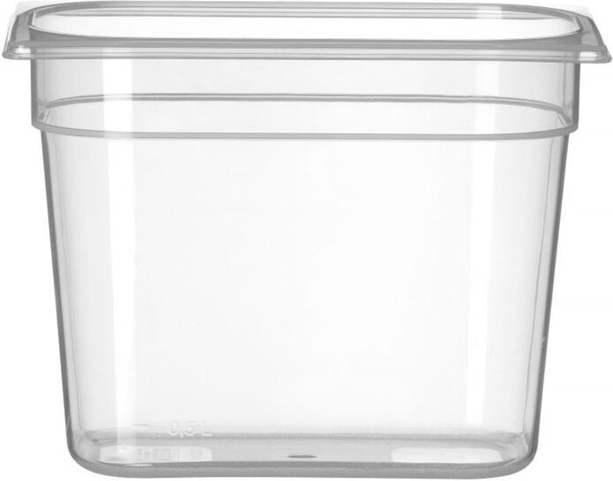 Hendi - Gastronorm-Behälter 1/4, Profi Line, gn 1/4, 4L, Transparent, 265x162x(H)150mm