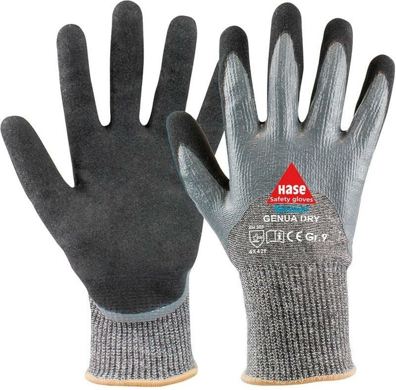 Schnittschutzhandschuh Genua Dry, Nitril,Gr.9