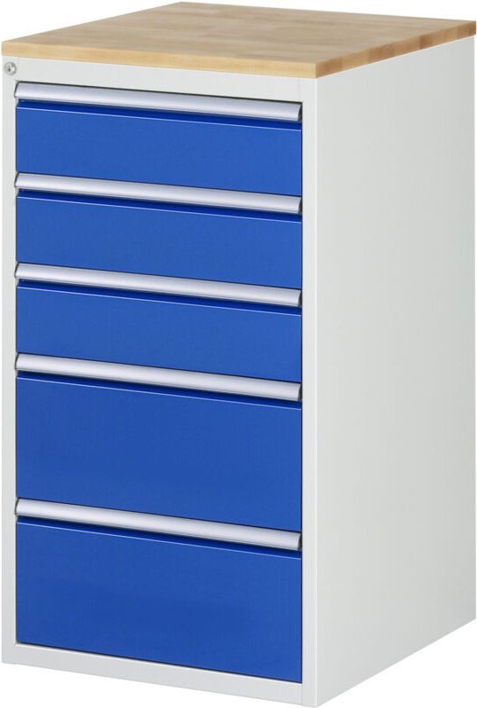 Schubladenschrank Buche-Top und 5 x Schubl.-L 3x150 2x240mm - RAU