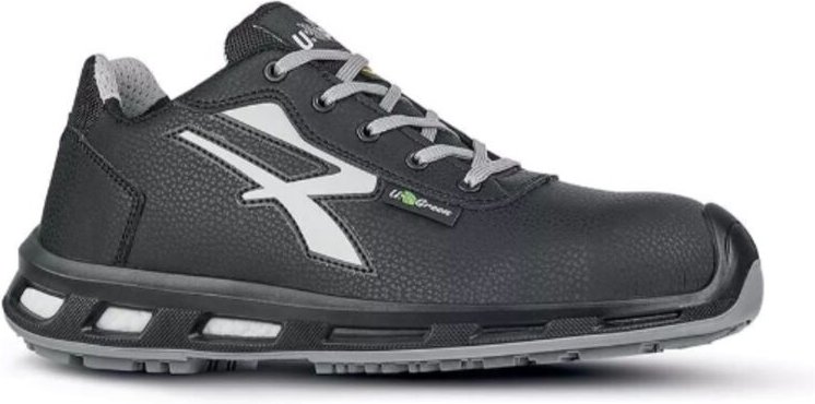 Sicherheitsschuhe niedrig ASPEN UK S3 SRC CI ESD - Schwarz/Weiß 39