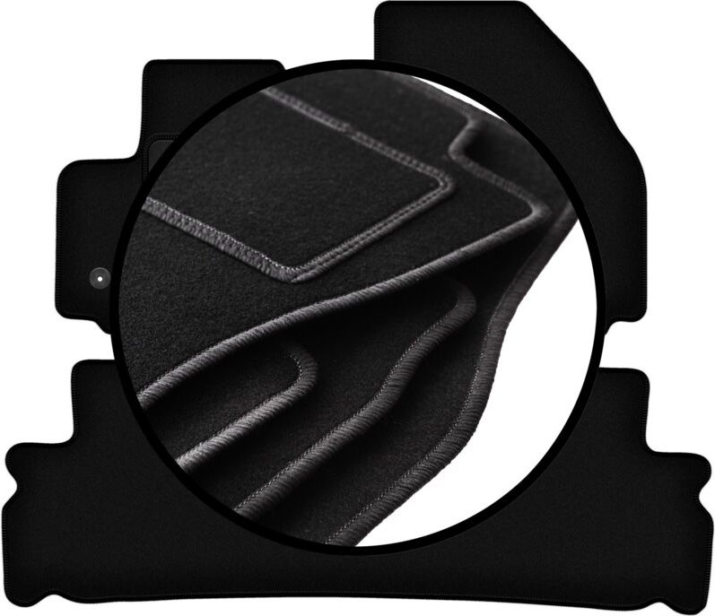 Komplettset Veloursmatten für: Ford S-MAX MK1 Minivan (2012-2015)