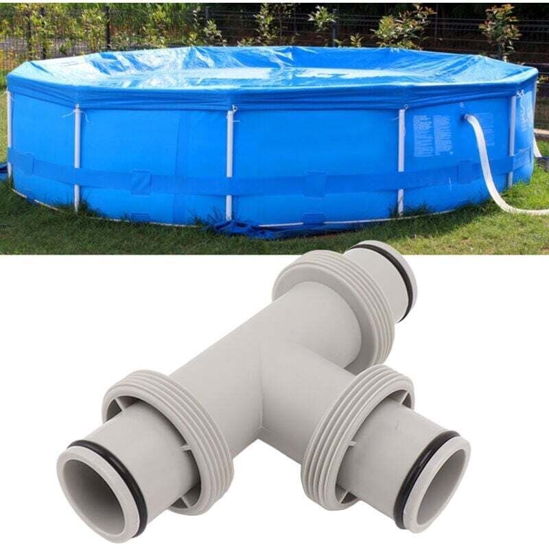 Thumbnail - Ulisem 2-in-1 Split Pool T-förmiger Schlauchkolbenventilersatz für Filterzirkulationssystem Poolpumpe Wartung