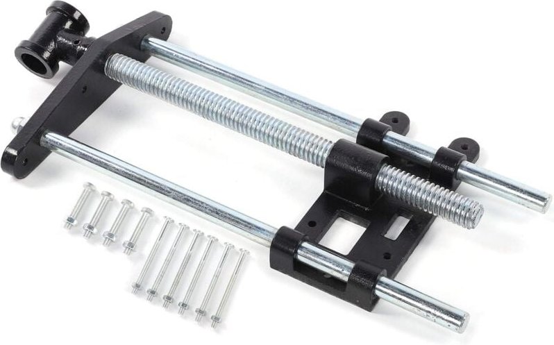 Schraubstock Holz, Vorderzange für Hobelbank 10.5 Zoll Tischlerschraubstock Tischklemme Metallschraubstock, für Holzbear...