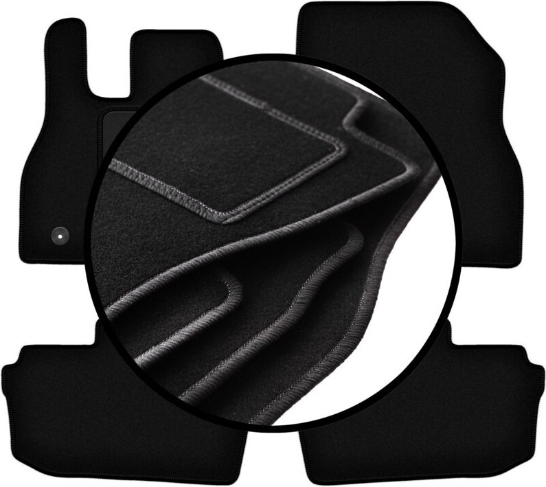 Komplettset Veloursmatten für: Nissan Leaf II Schrägheck (2017-)