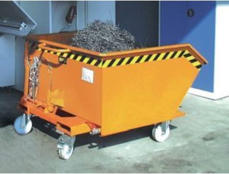 Bauer Spänebehälter SGU 30, lackiert, Lichtblau